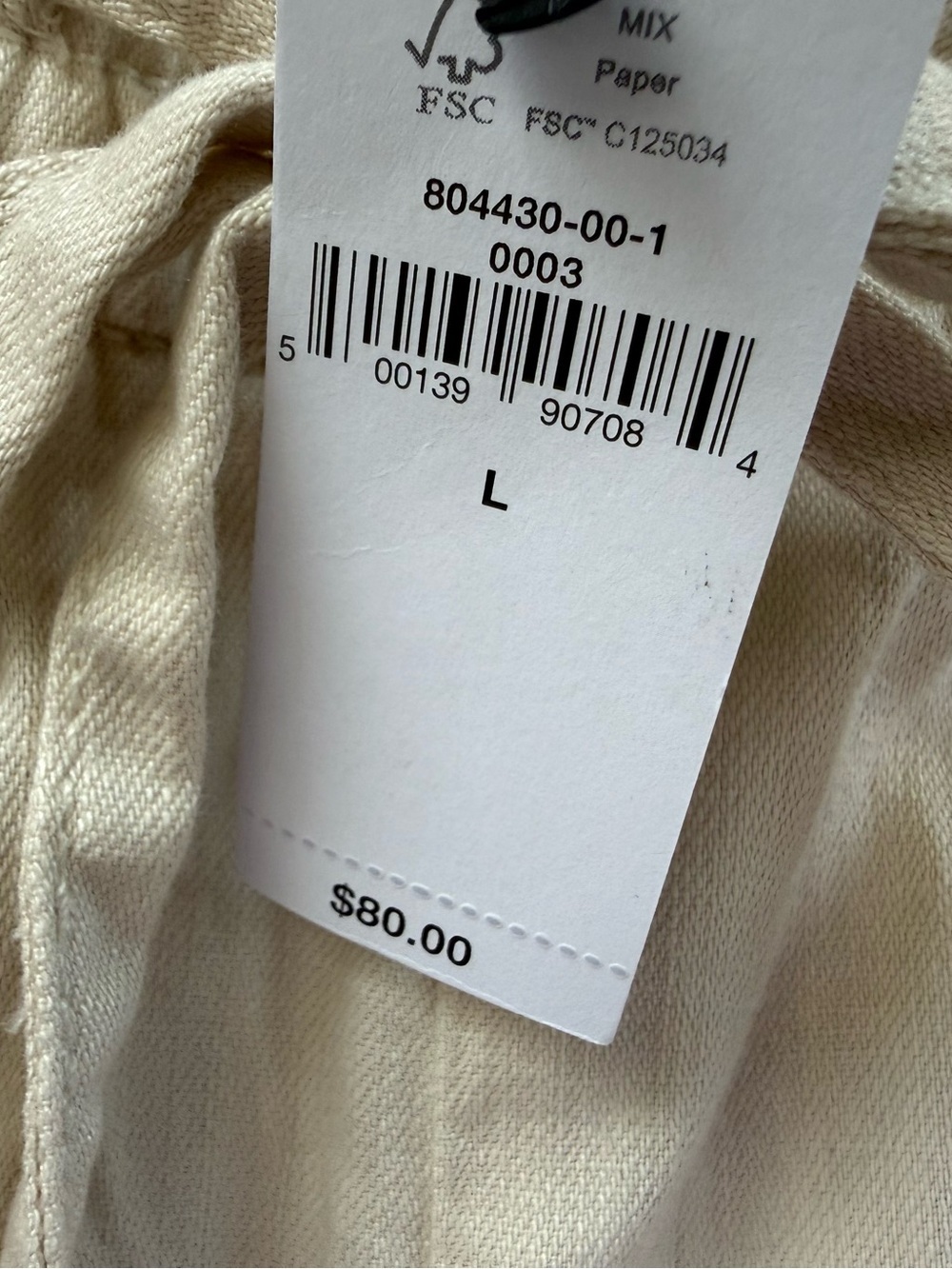 Banana Republic Wide-Leg Mid-Rise Pull-On Pant Jeans Large NEW 3060 - Picture 4 of 6